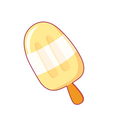 ice cream popsicle pineapple