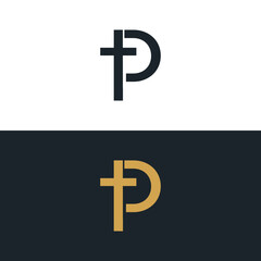 Fototapeta premium Logo church initial