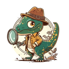 Jurassic Sleuth! Get to the bottom of things with this prehistoric private eye!