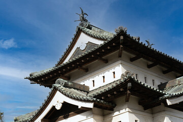 Fototapeta na wymiar 重要文化財に指定されている弘前城 