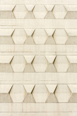Abstract texture of a brutalist architecture wall building