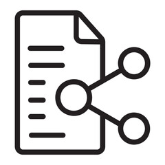 shared folder line icon