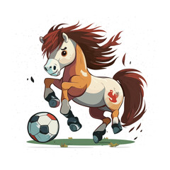 Galloping Goals! Score big with this soccer horse