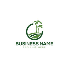 natural plant vector tree logo design illustration
