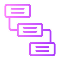 workflow gradient icon