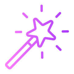 magic wand gradient icon