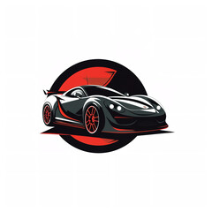 Minimalist Sport-Car Logo Design - Enhance Your Brand with a Sleek and Modern Look!