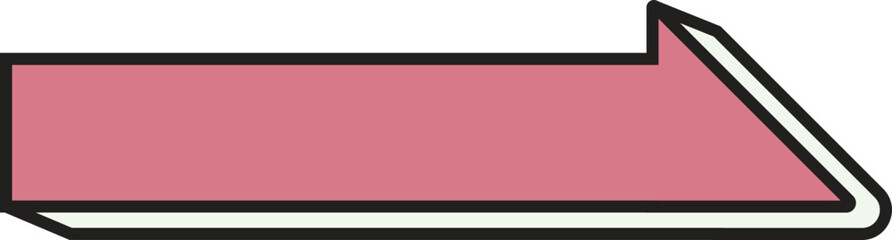 Naklejka premium Cute Aesthetic Sign Arrows