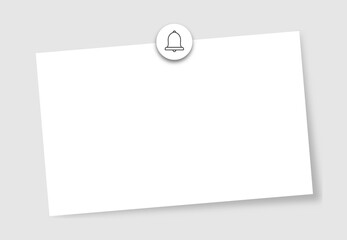 white frame for any text with clip. Save the date sign on white background. Can be used business company for social media, networks, promotion and advertising.