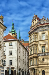 Street in Prague, Czech republic