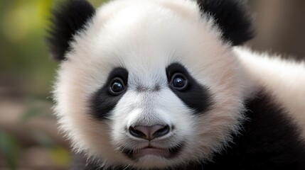 Fototapeta premium Adorable Panda Cub