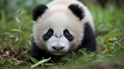 Adorable Panda Cub