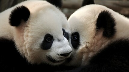 Fototapeta premium Panda Love