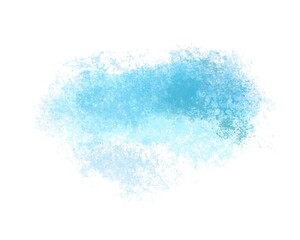 Blue print on white background