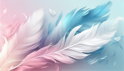 Fototapeta na wymiar Abstract gentle background of feathers