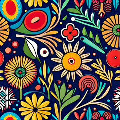 summer seamless floral pattern