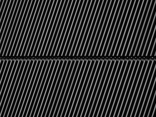 architecture aluminium bar wall of exterior building black and white style