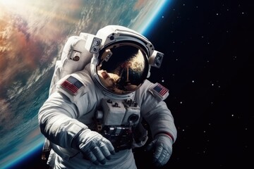 astronaut in space