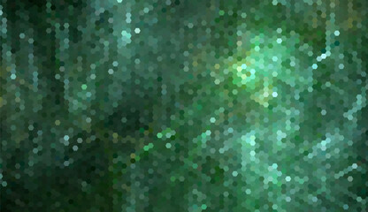 Fototapeta na wymiar Green abstract hexagons texture background pattern. Vector illustration.