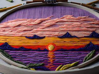 nature embroidery
