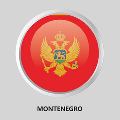 button flag of montenegro
