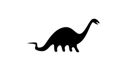 Brontosaurus silhouette