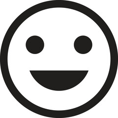 smile face icon vector . happy icon . laughter icon symbol