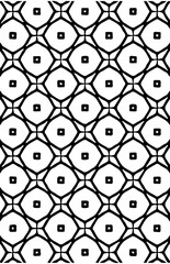 Seamless geometric shapes repeated grid pattern design vector element in black color