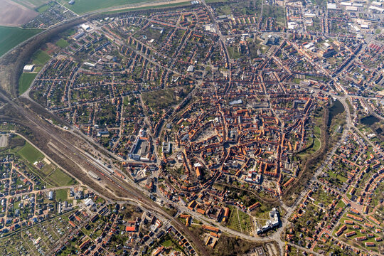 Helmstedt als Luftbild, Niedersachsen