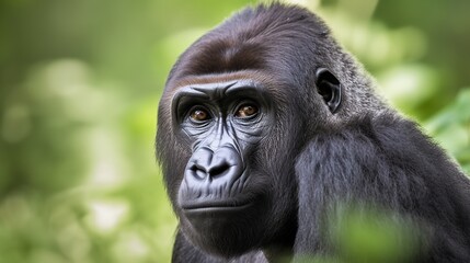 Obraz premium Graceful Gorilla in the Jungle