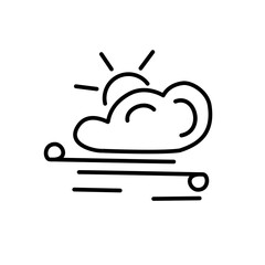 Line weather icon