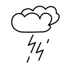 Line weather icon