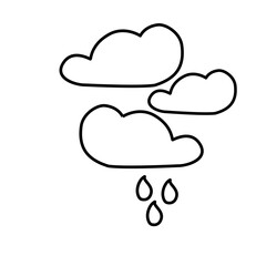 Line weather icon
