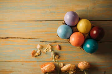 Easter concept. Easter. Eggs. Photo. Background. Celebration. Holidays. 