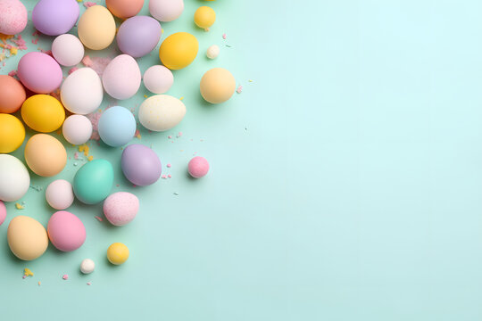 Colorful Easter Egg Background