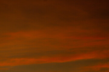 red sky background