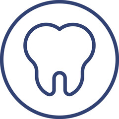 Tooth icon dental clinic