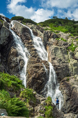 Wodospad w Tatrach Wyskoich