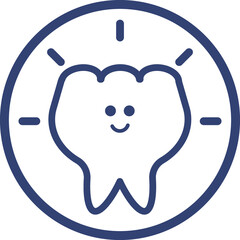 Tooth icon dental clinic