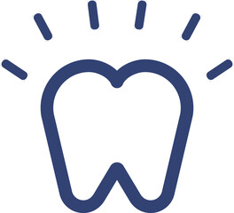 Fototapeta premium Tooth icon dental clinic