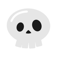 halloween skull with a skull