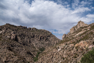 Mountaintop view of Arizona landscape