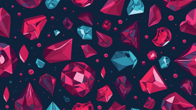 ruby stone vector background