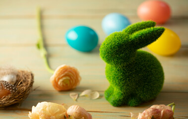 Easter concept. Easter eggs. Photo. Decoration. Card. Photo. Background. 