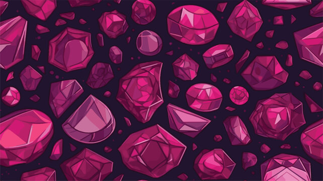 ruby stone vector background