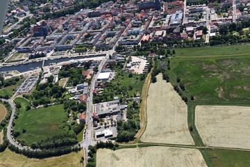 Greifswald, Steinbecker Vorstadt mit Altstadt und Hansering 2016