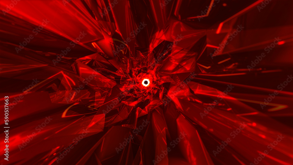 Poster colorful tunnel background. abstract circular tunnel. vortex tunnel. wormhole. abstract background w