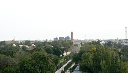 City of Bukhara from above - obrazy, fototapety, plakaty