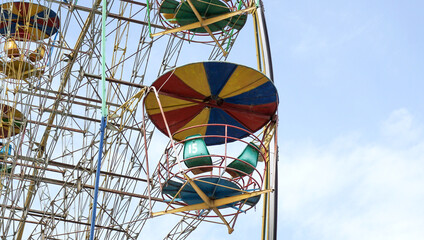 Ferris wheel against the sky