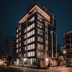 Fototapeta premium LuxuryPremium Apartments Building